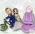 Molde Casal Humanizado bonecos 17 cm