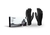 Luva Nitrílica Preta Heavy Descartável sem Talco LVSANP50 - Imbat (50 Unidades) | CA - 48295