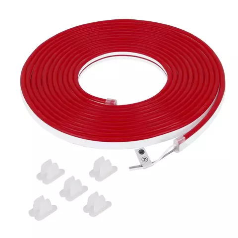Gaya Fita Led Neon 12v Slim 7w Vermelho Rolo 5 metros
