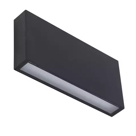 Arandela Cube, Gaya 8W, 3000K, IP65, Bivolt, Preto