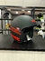 Casco Abierto Blauer Pilot 1.1 Negro Mate Naranja