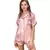 Pijamas de seda plus size feminino sólido bonito pijamas para mulher verão - loja online