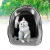 Imagem do Mochila Pet Visão Panorâmica Gato Cachorro Cão Passeios Astronauta Cor:Azul (