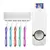 Dispenser Automático Porta Escova Pasta de Dente Suporte Banheiro (9055) - Kasa Konforto | Sua casa todo dia.