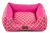 Cama Quadrada para Cachorro ou Gato Luppet Luxo Rosa Geométrico (LP8021-02) - comprar online