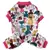 Imagem do Cão pijamas inverno roupas para cães impressão quente macacão casaco para cães pequenos filhote de cachorro gato chihuahua pomeranian roupas macacões