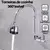 Imagem do Torneira de cozinha flexível de aço inoxidável com alça giratória de 1/4 pa