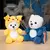 Adorável urso branco de pelúcia brinquedo - loja online