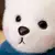 Adorável urso branco de pelúcia brinquedo na internet