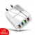 Carregador Rápido USB com 4 Portas – 3A, Quick Charge 3.0, Adaptador para Celular e Dispositivos na internet