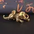 Figurinhas de Elefante Miniatura em Bronze Antigo, Chá Pet, Decorações De Orn