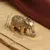 Figurinhas de Elefante Miniatura em Bronze Antigo, Chá Pet, Decorações De Orn - loja online