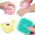 Viral Esponja De Silicone Para Banho Com Dispensador Shampoo Sabonete Escova PET - loja online