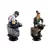 6 pçs/set Anime Naruto Xadrez Versão Kakashi Shikamaru Sasuke Manga Estatueta - loja online