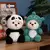 Imagem do Adorável urso branco de pelúcia brinquedo