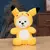 Adorável urso branco de pelúcia brinquedo