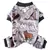 Cão pijamas inverno roupas para cães impressão quente macacão casaco para cães pequenos filhote de cachorro gato chihuahua pomeranian roupas macacões