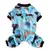 Cão pijamas inverno roupas para cães impressão quente macacão casaco para cães pequenos filhote de cachorro gato chihuahua pomeranian roupas macacões