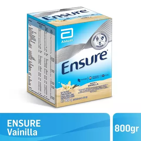Ensure Suplemento Nutricional Polvo Vainilla 800 Grs