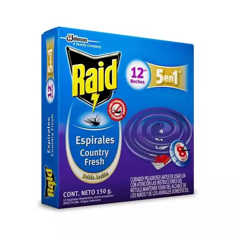 Raid Espiral Country Fresh X12