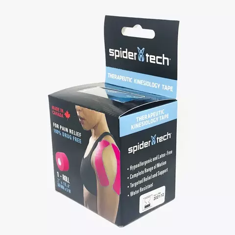 Spider Tech Cinta Kinesiologica Fucsia 5 Cm X 5 M