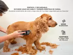 CORTADORA DE PELO INALAMBIRCA PARA MASCOTAS + CEPILLO A VAPOR MASCOTAS en internet