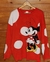 Suéter Feminino Minnie Vermelho com Poá Branco – Estampa Fofa da Minnie e Modelagem Oversized