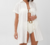 Saída de praia - chemise alongada branca - comprar online