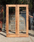 Puerta 2 Hojas pino tea bastidor y vidrio en internet