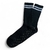 Medias 3/4 Antideslizante Old School Negra - comprar online