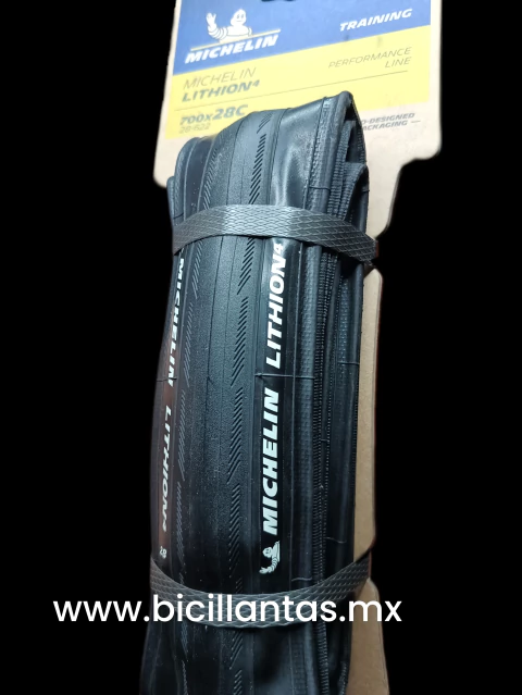 MICHELIN LLANTA LITHION 4 • 700x28 • ARO: KEVLAR