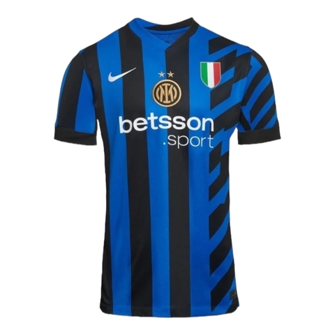 Camisa Inter de Milão I 24/25 - Torcedor Nike Feminina - Azul e preta