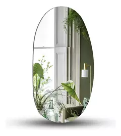 Espelho Orgânico Decorativo 75x45 Personalizado Led Oculto - loja online
