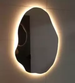 Espelho Orgânico Decorativo 70x50 Com Led Oculto na internet