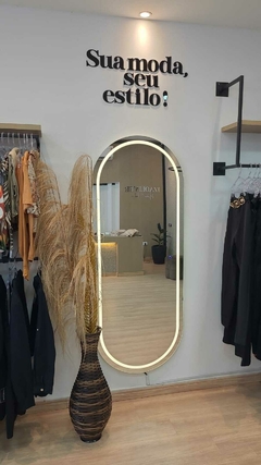 Espelho Led Oval Camarim Penteadeira 180X80 Touch Screen na internet