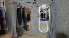 Espelho Led Oval Camarim Penteadeira 170X70 Touch Screen