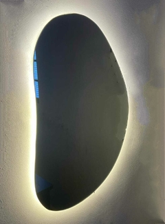 Espelho Orgânico Decorativo 60x45 Com Led Oculto - loja online