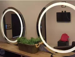 Espelho Redondo Com Luz De Led 60cm Touch Screen na internet