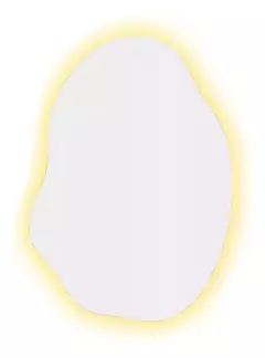 Espelho Orgânico Decorativo 70x50 Com Led Oculto - loja online