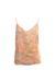 Blusa floral blush pêssego Florence - loja online