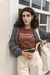 Camiseta chocolat bordada Beaucoup de vin - loja online