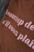 Camiseta chocolat bordada Beaucoup de vin na internet