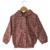Chaqueta niña con diseño floral en tonos rojos en internet