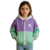 Chaqueta tonos lila y verde menta