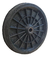 RUEDA HORMIGOMERA 350MM GOMA MACIZA REFORZADA
