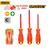 JUEGO 3 DESTORNILLADORES AISLADOS INGCO 1000V - SL4X100MM/SL5.5X125MM/PH2X100MM en internet