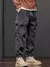 Calça casual de cintura elastano masculino, harém, corrida, longo, elástico, - loja online