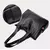 Bolsa tote vintage de grande capacidade, bolsa de ombro vegana retrô, bolsa cas - loja online