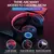 B39 fone de ouvido com luz colorida sem fio bluetooth plugável cartão jogo mov
