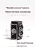 Retro mini câmera retro ccd dupla reflexo câmera chuzhao fotos antigas streami - VOLPE SHOPP